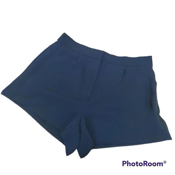 Forever 21 Turquoise Dressy Shorts L - Picture 1 of 9